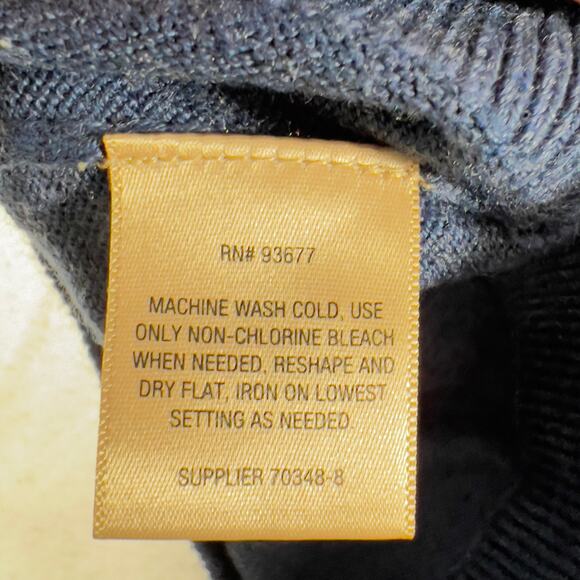 Foundry Supply Co V Neck Sweater Men 4XLT TALL Pullover Blue Biz Casual Golf - Picture 8 of 10